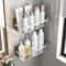 Stainless Steel Bathroom Storage Rack With Suction Cup Anti Rust Shower Shelf 22