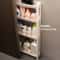 Slim Behind The Door Storage Cabinet Trolley Multi Layer Space Saver 3