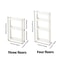 Slim Behind The Door Storage Cabinet Trolley Multi Layer Space Saver 1