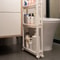 Slim Behind The Door Storage Cabinet Trolley Multi Layer Space Saver 6