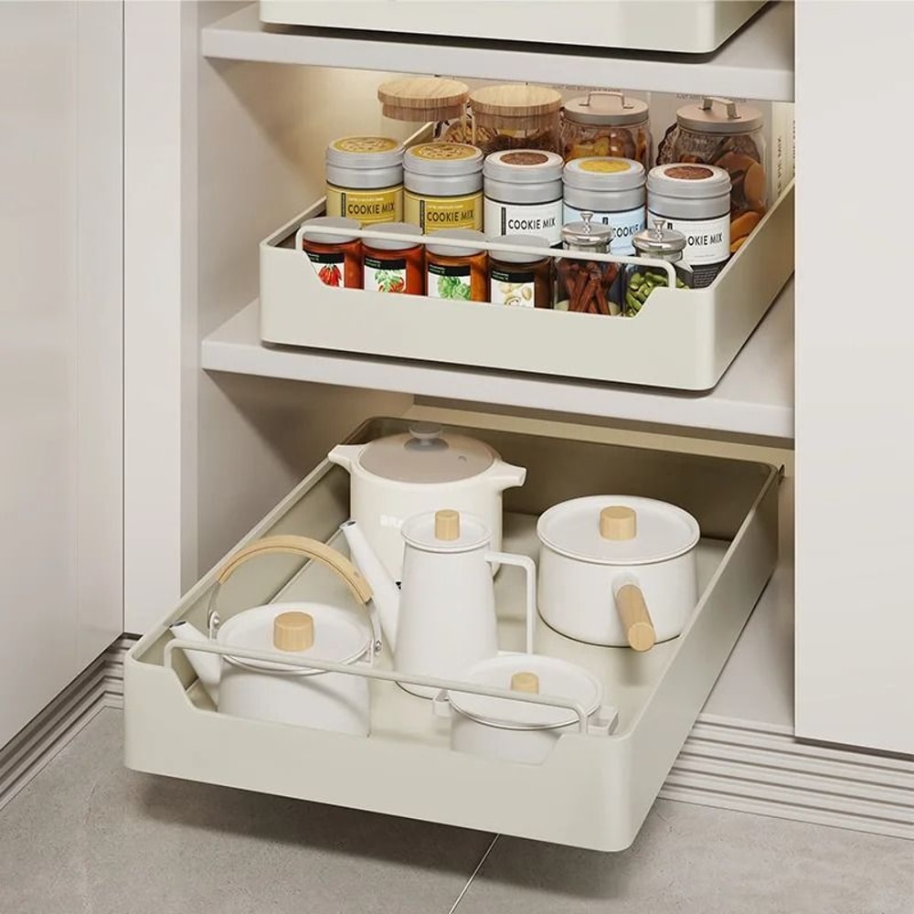 Heavy Duty Pull Out Cabinet Organizer With Slide Rails 8