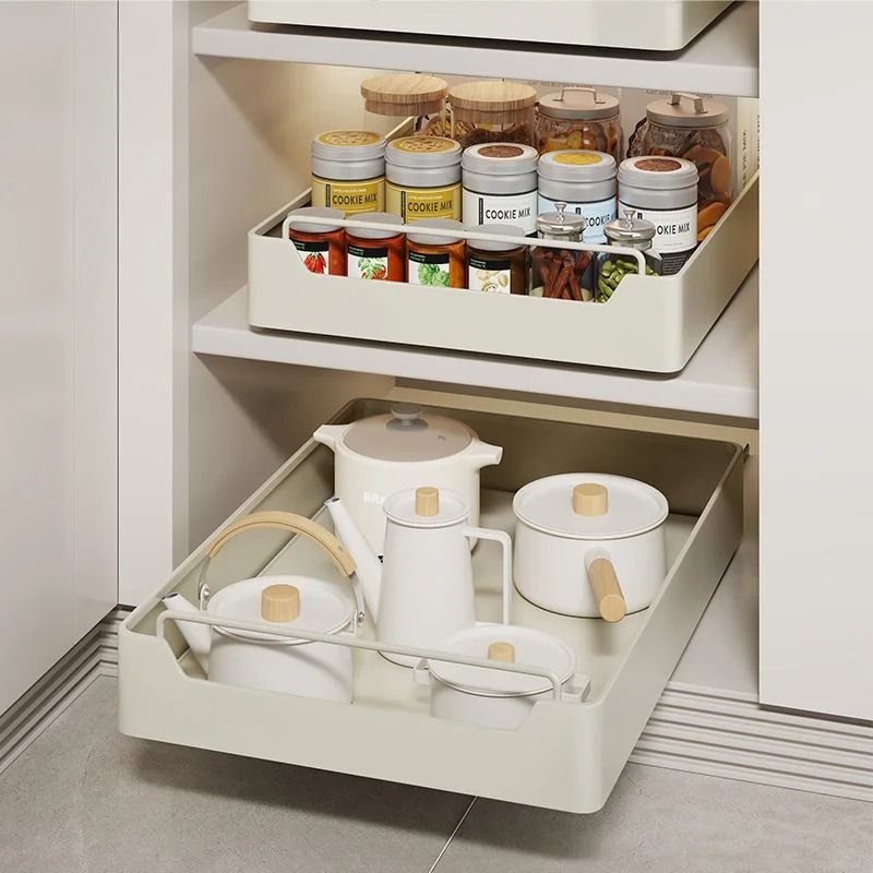 Heavy Duty Pull Out Cabinet Organizer With Slide Rails 8