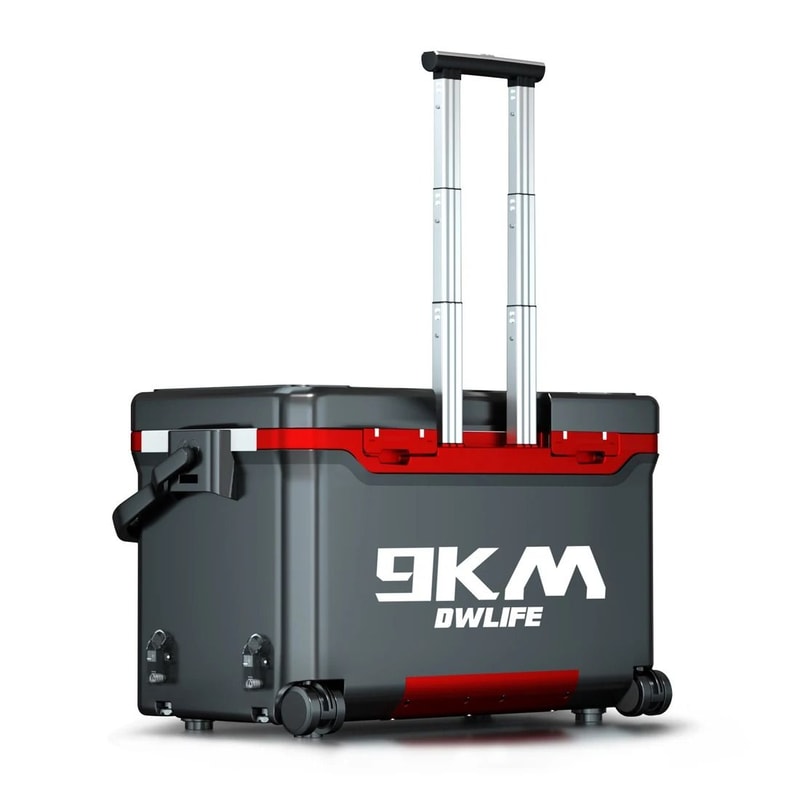 36L Multifunctional Fishing Tackle Box With Wheels And Liftable Legs 2