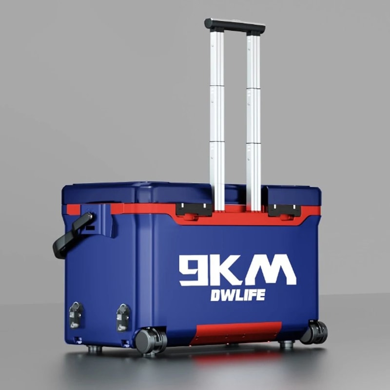 36L Multifunctional Fishing Tackle Box With Wheels And Liftable Legs 3