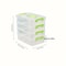 4 Layer Transparent Plastic Storage Box With Partitioned Drawers 2