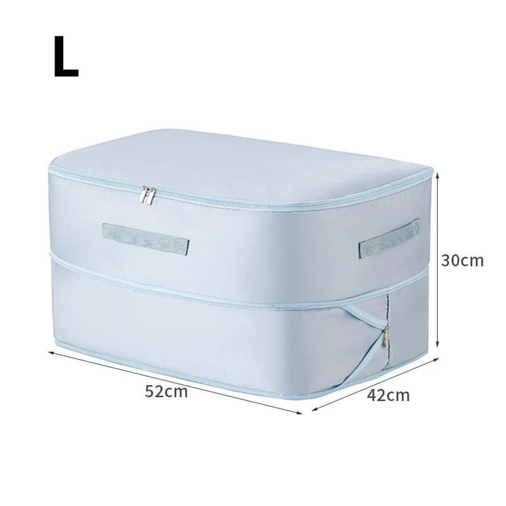 Large Capacity Self Compression Duvet Storage Bag Heavy Duty Moving Organizer 4