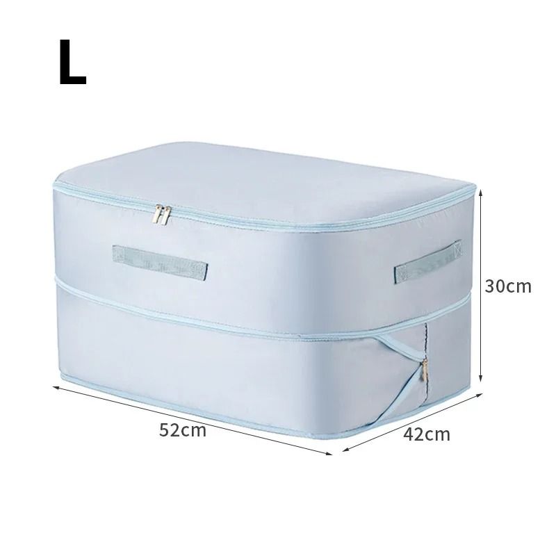 Large Capacity Self Compression Duvet Storage Bag Heavy Duty Moving Organizer 4