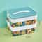 Stackable Transparent Building Block Storage Box Dustproof Toy Organizer 3