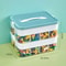 Stackable Transparent Building Block Storage Box Dustproof Toy Organizer 3