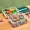 Stackable Transparent Building Block Storage Box Dustproof Toy Organizer 9
