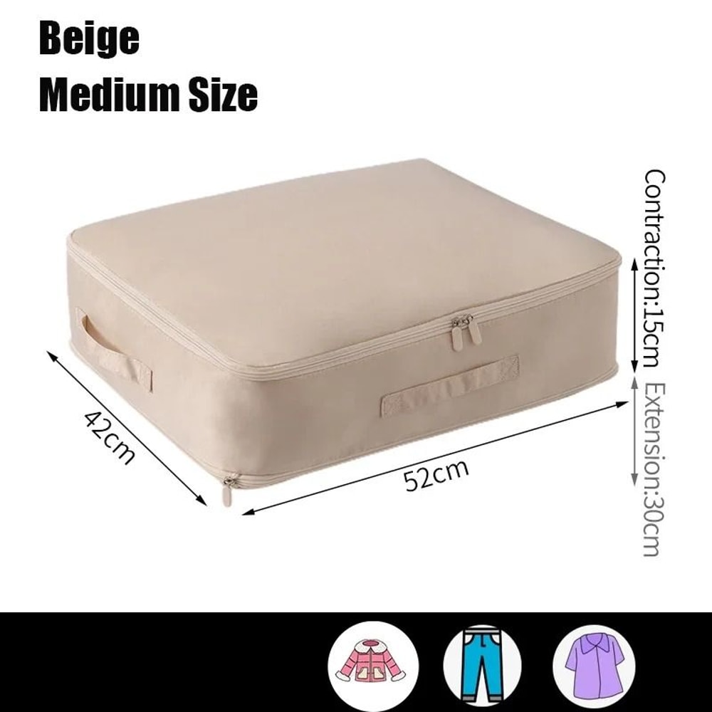 Large Capacity Compression Clothes Storage Bag Waterproof Quilt Organizer 2