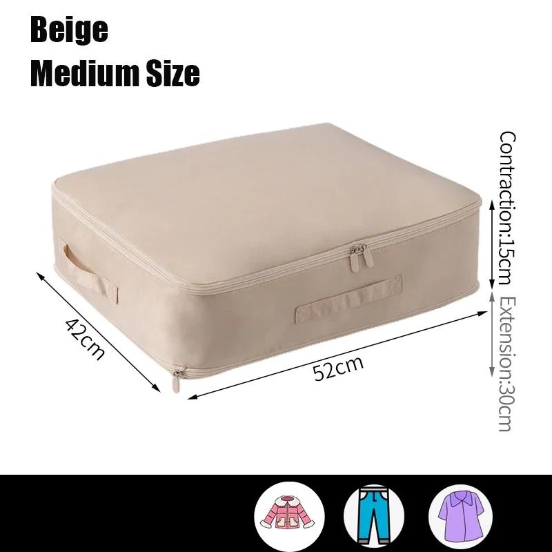 Large Capacity Compression Clothes Storage Bag Waterproof Quilt Organizer 2