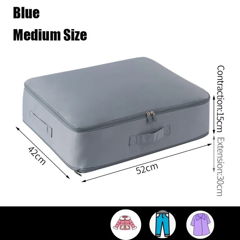 Large Capacity Compression Clothes Storage Bag Waterproof Quilt Organizer 4