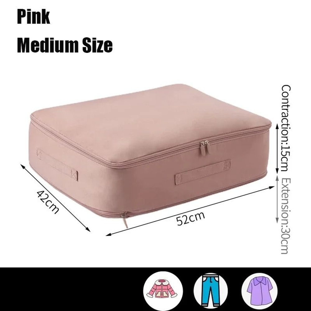 Large Capacity Compression Clothes Storage Bag Waterproof Quilt Organizer 1