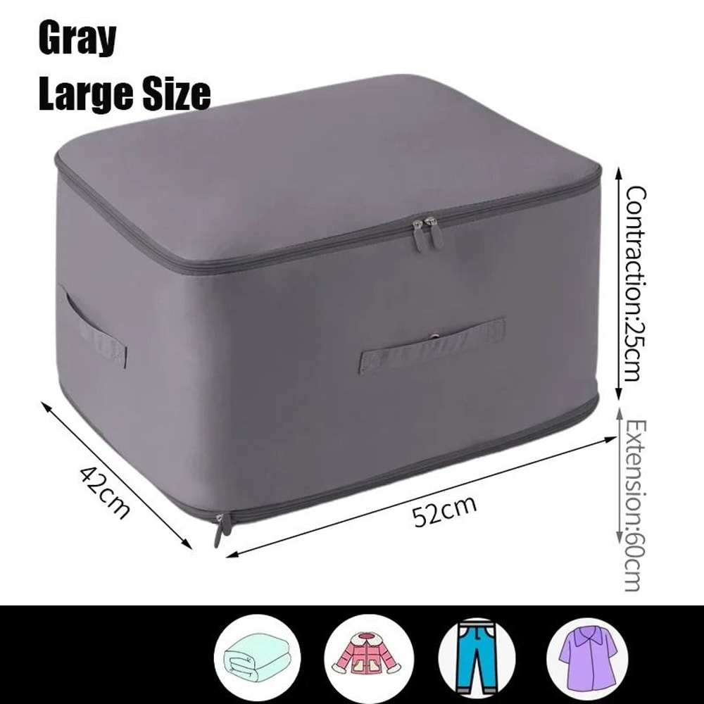 Large Capacity Compression Clothes Storage Bag Waterproof Quilt Organizer 7