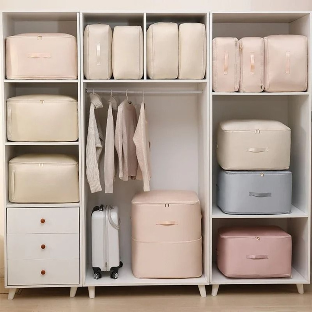 Large Capacity Compression Clothes Storage Bag Waterproof Quilt Organizer 0