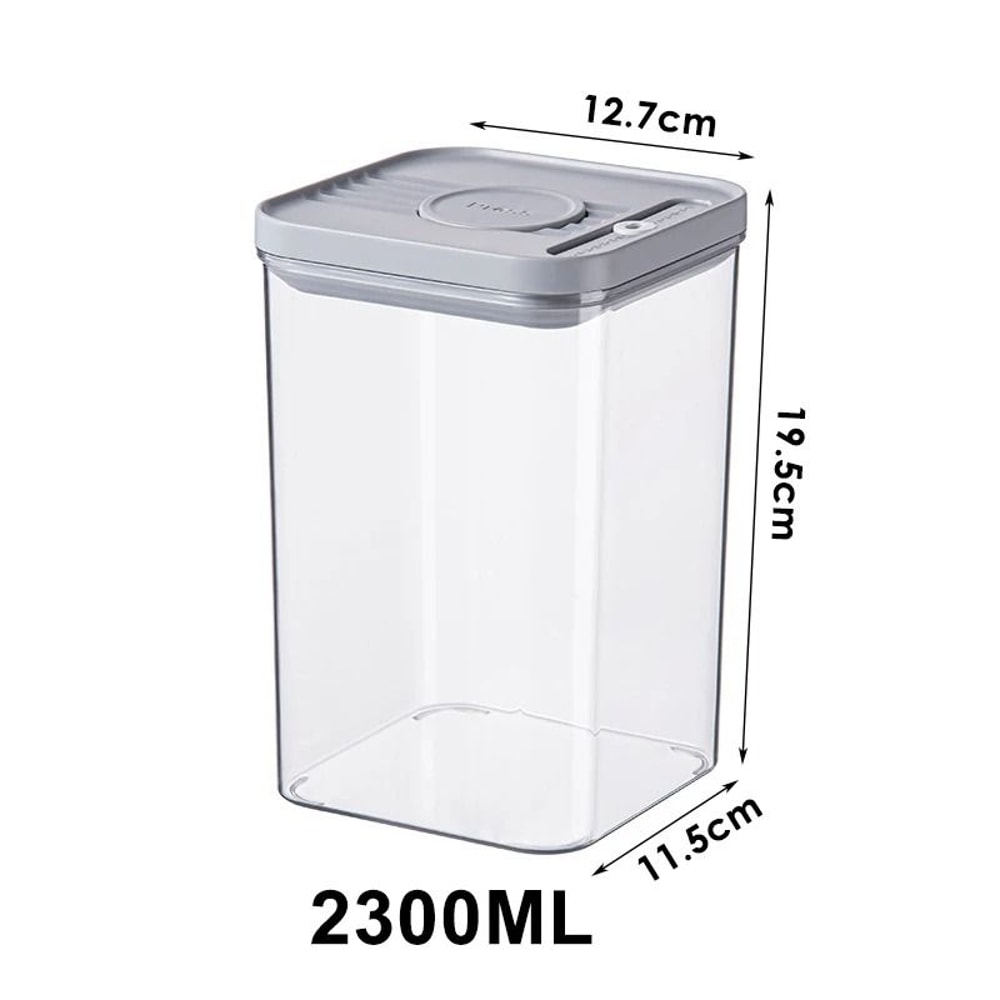 BPA Free Airtight Pantry Storage Containers Stackable Food Canisters 3