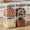 BPA Free Airtight Pantry Storage Containers Stackable Food Canisters 6