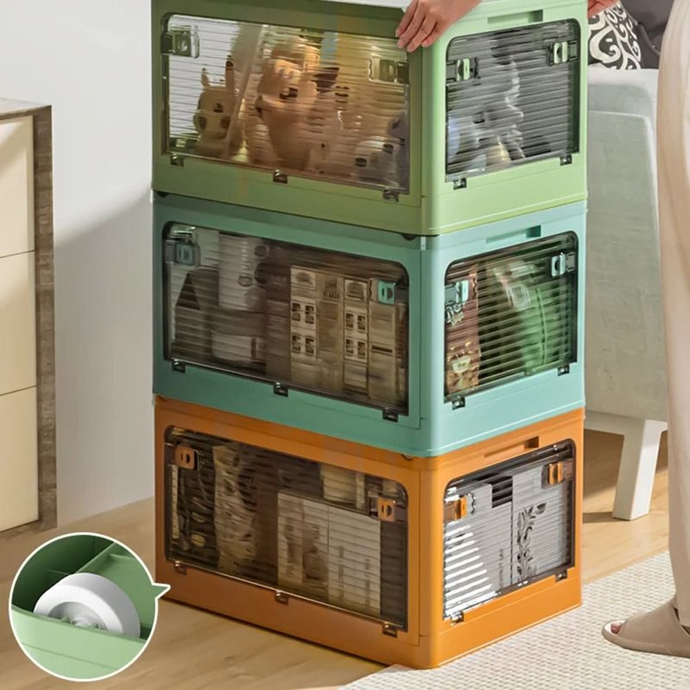 Multi Door Folding Storage Box Organizer For Home Car And Camping 3