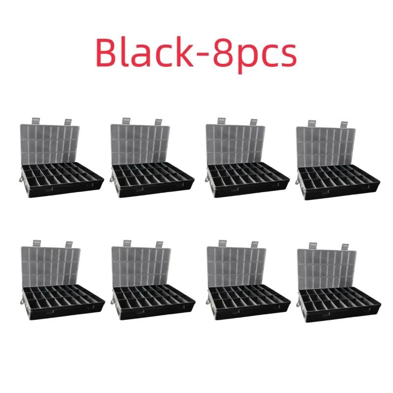 24 Grid Compartment Plastic Storage Box Organizer For Jewelry And Beads 6