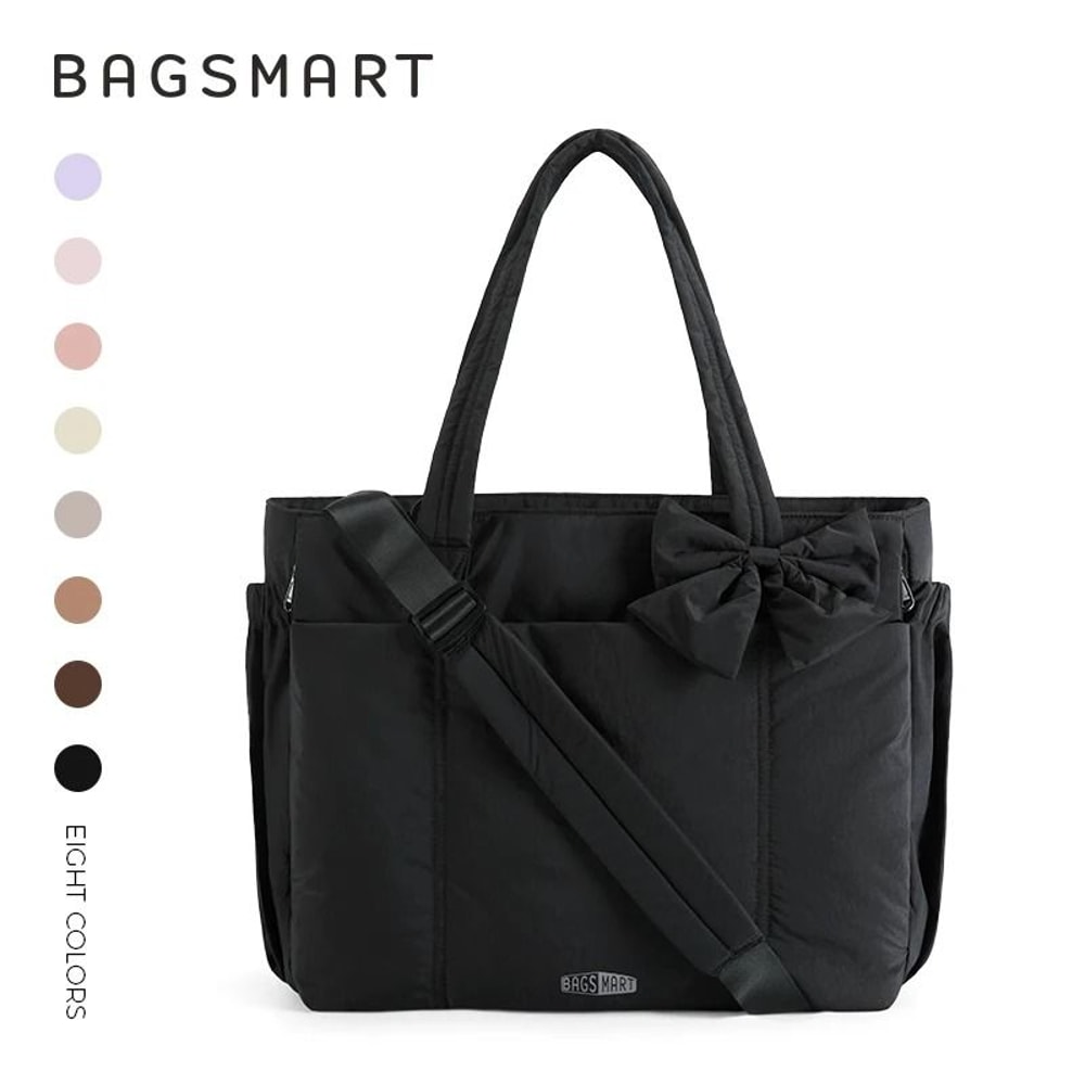 BAGSMART Large Capacity Womens Tote Bag For Work And College 1