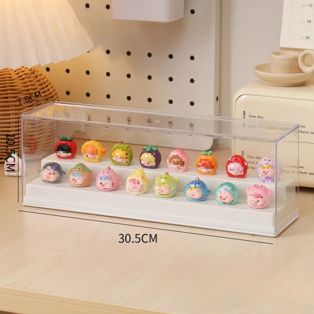 Mini Transparent Dust Proof Figure Display Cabinet For Dolls And Ornaments 2