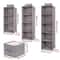 Collapsible Wardrobe Hanging Storage Organizer With Drawer Shelves 9