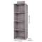 Collapsible Wardrobe Hanging Storage Organizer With Drawer Shelves 6
