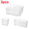 Clear Acrylic Drawer Organizer Set Transparent Storage Bins 12