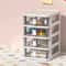 Multi Tier Clear Stacking Drawer Organizer Modular Desktop Storage Box 6