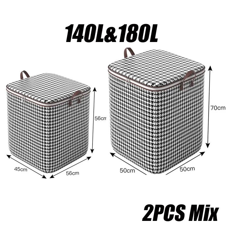 Large Capacity Quilt Storage Box Dustproof Non Woven Organizer Bag 8