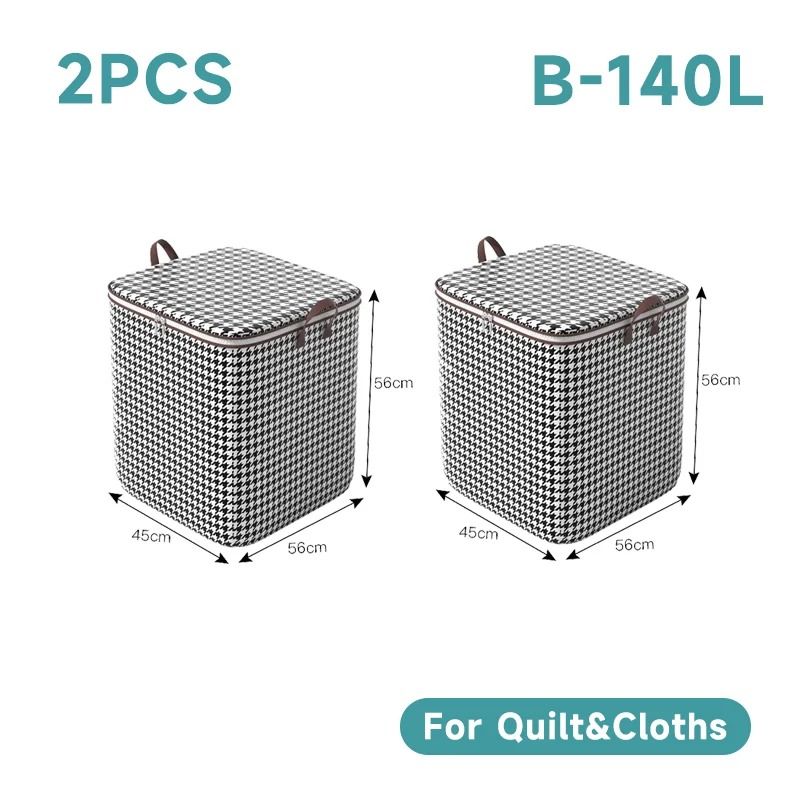 Large Capacity Quilt Storage Box Dustproof Non Woven Organizer Bag 5