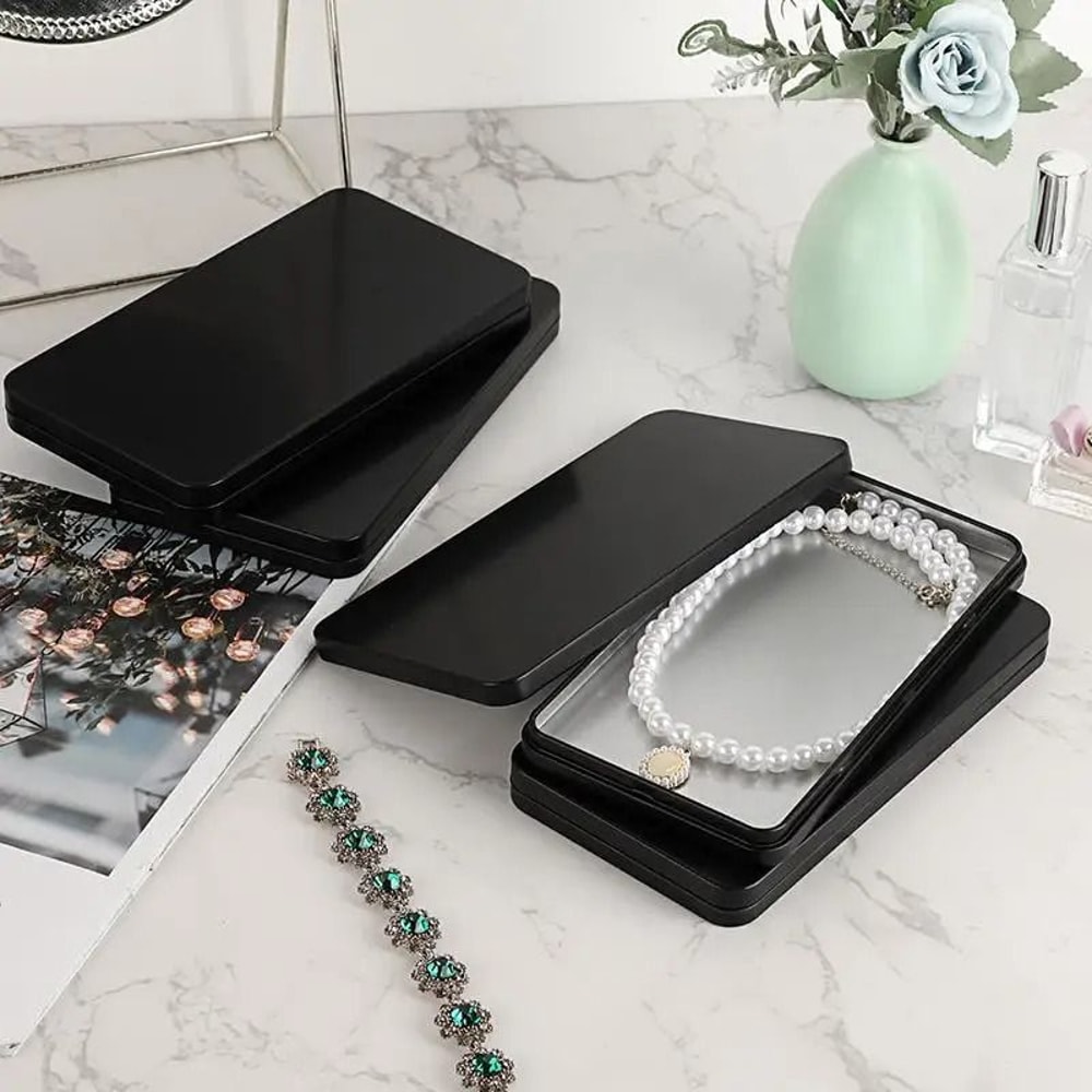 Portable Metal Cash Storage Box Paper Money Holder Tray 5