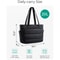 BAGSMART Large Capacity Puffy Tote Bag For Women Lightweight Commuter Handbag 9