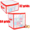 PP Zippered Christmas Ornament Storage Box For 3 Inch Xmas Balls 7