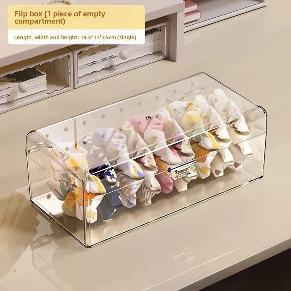 Clear Acrylic Hair Accessories Organizer Box For Headbands And Jewelry 1
