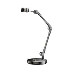 portable folding adjustable phone holder stand for desk and live streaming