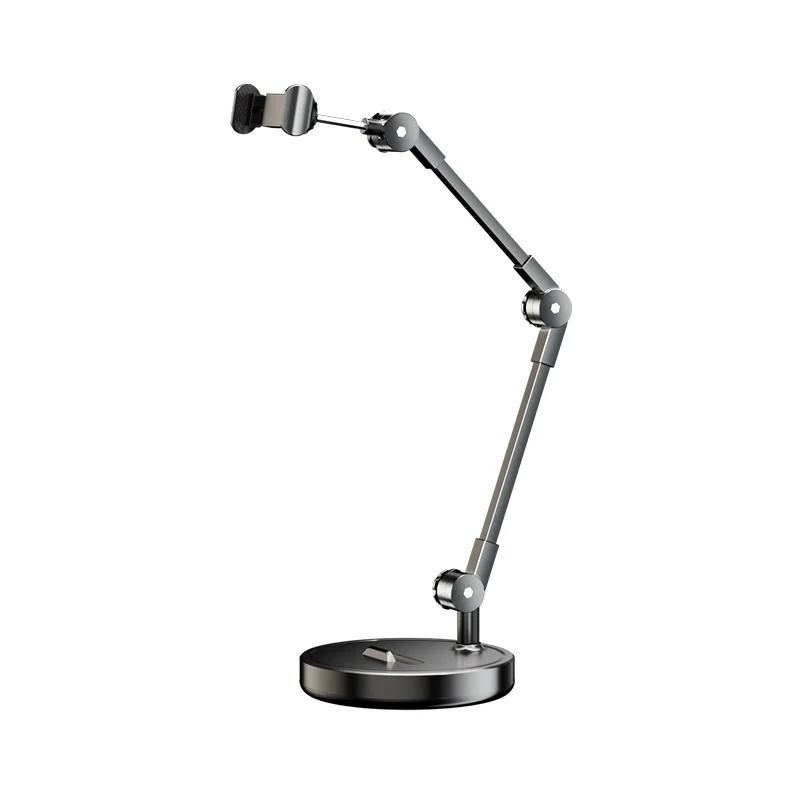 Portable Folding Adjustable Phone Holder Stand For Desk And Live Streaming 0