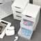 3 Tier Cosmetic Organizer Plastic Storage Box With Drawers 6