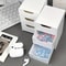 3 Tier Cosmetic Organizer Plastic Storage Box With Drawers 6