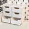 3 Tier Cosmetic Organizer Plastic Storage Box With Drawers 0