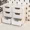 3 Tier Cosmetic Organizer Plastic Storage Box With Drawers 0