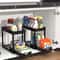 Double Tier Sink Storage Rack Under Cabinet Organizer 2