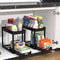 Double Tier Sink Storage Rack Under Cabinet Organizer 2