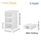 6 Layer Transparent Sneaker Shoe Storage Organizer Box 1