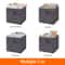 8 Pack Foldable Fabric Cube Storage Bins With Handles 5