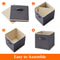 8 Pack Foldable Fabric Cube Storage Bins With Handles 7