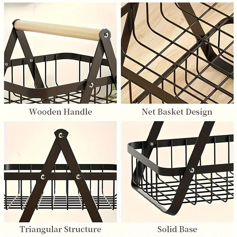 Three Tier Fruit Basket Kitchen Counter Storage Stand 2