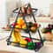 Three Tier Fruit Basket Kitchen Counter Storage Stand 7