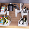 Under Sink Storage Rack With Dual Slide Drawer Organizer 0